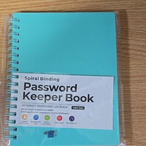 Spiral Binding Password Keeper Book